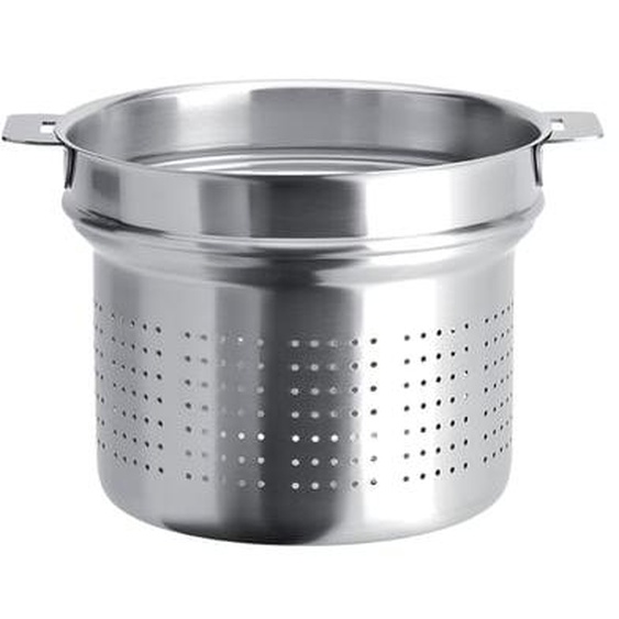 Élément cuit-pâtes amovible en  brossé  22 en   ø22cm en inox