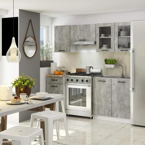 Élément de cuisine pour maison préfabriquée 180 cm VERMINA - béton