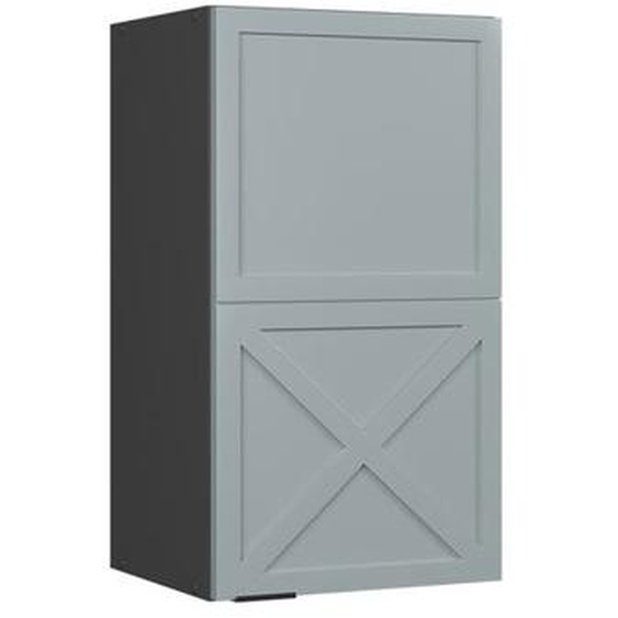 Elément haut de cuisine Fame-Line, 40cm, Bleu clair-gris, Anthracite, Vicco