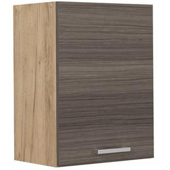 Elément haut de cuisine R-Line, 45cm, Gris noble, Chêne de force doré, Vicco