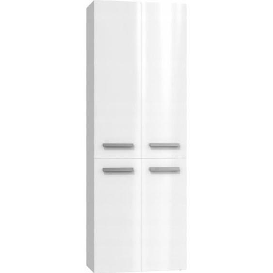 ELLOS - Armoire de salle de bain avec deux paniers - Poignées minimalistes - Dimensions : 174x60x30 - Colonne de rangement