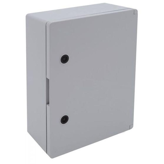 Em Distribution - Coffret électrique abs 400x300x165 étanche IP65 - Porte pleine - avec plaque de fond