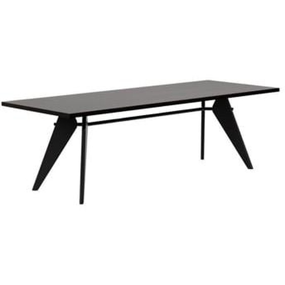 EM Table - noir profond - Chêne massif teinté foncé - 240 cm