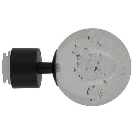 Embout en métal forme boule Premium D28 noir mat