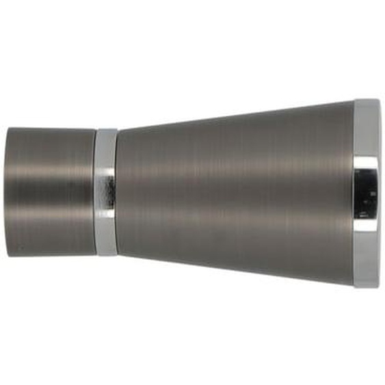 Embout Podium métal décor gun foncé Ø20 mm