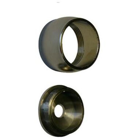 Embrasure pour tube de penderie rond poli Ø20mm - DUVAL - PIT20S10