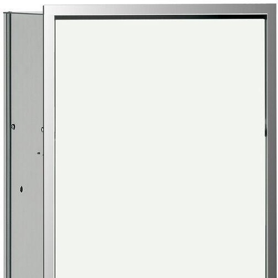 Emco Asis module 300 module darmoire 977027863 chrome / optiwhite, porte en verre, modèle encastré