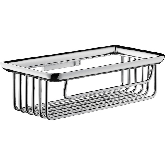 emco system2 panier-éponge, profond, amovible, fixation murale cachée, chromé, 354500104