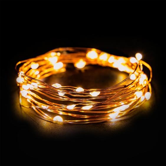 Emos ZY1910T, 40 lampes, LED, blanc chaud, 10000 h, Extérieur, cuivre