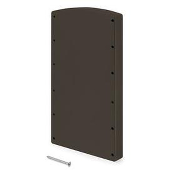 Emuca Jeu de dinserts latéraux pour cintre Hang pour penderie, Plastique, Peint en moka