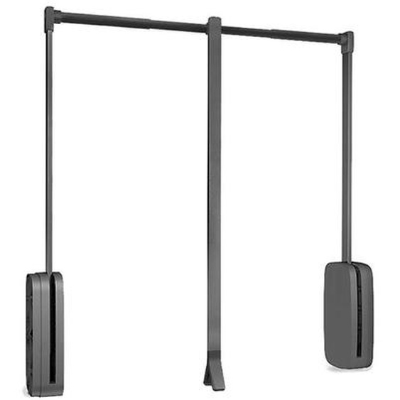 Emuca Penderie rabattable pour armoire Sling, 600 - 830, Titane , Acier et Plastique.