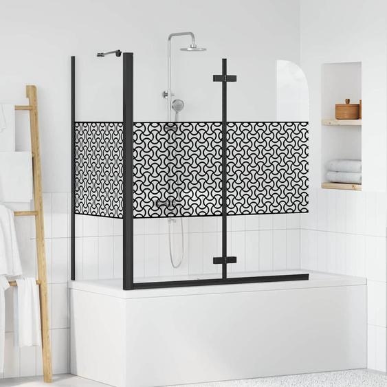 Enceinte de bain Géométrique Noir 120 x 67 x 129 cm