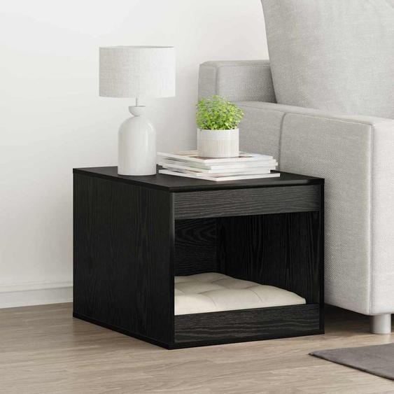 Enceinte pour bac à litière pour chat Chêne noir