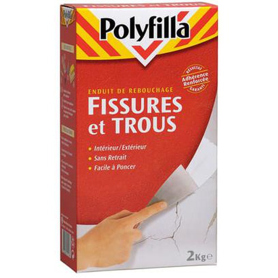 Enduit de rebouchage en poudre 2 kg