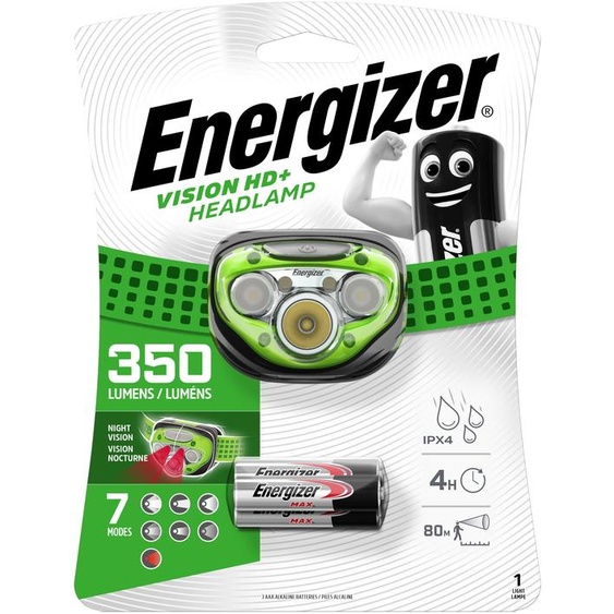 Energizer Lampe frontale Vihion HD+ - 7 LED - Frontale
