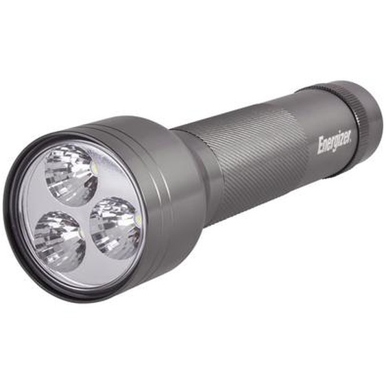 Energizer Lampe-torche métallique 150 Lumens, à 3 LED, pile type D (2x), 65 m de portée