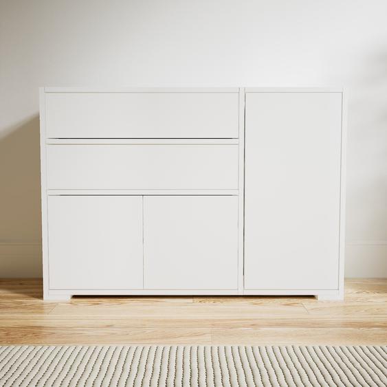 Enfilade - Blanc, design, buffet, avec porte Blanc et tiroir Blanc - 115 x 81 x 34 cm