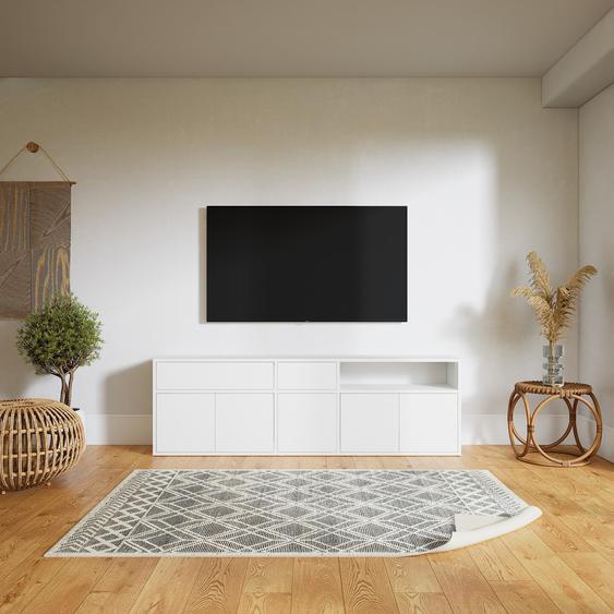 Enfilade - Blanc, design, buffet, avec porte Blanc et tiroir Blanc - 190 x 60 x 34 cm