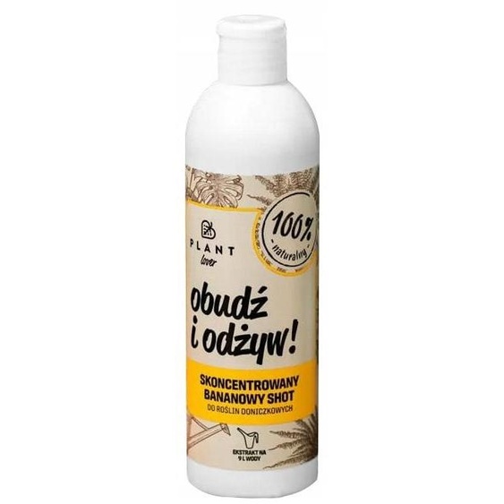 Engrais liquide naturel à la banane pour plantes d’intérieur, concentré 300 ml, jusqu’à 9 L