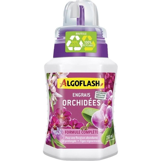 Engrais orchidées ALGOFLASH 250ML