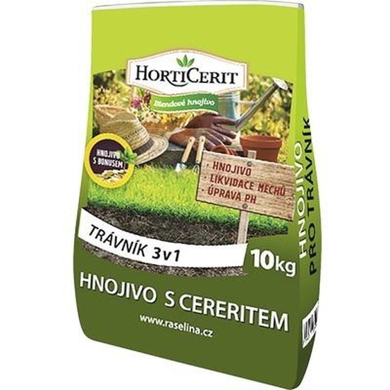 Engrais pour gazon 3in1 Horticerit 10 kg