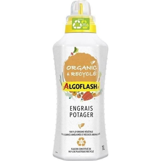 Engrais pour plantes Algoflash Naturasol Organic Recycled 1 L
