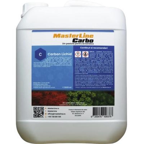 Engrais pour plantes daquarium MasterLine Carbo 5000 ml Source de carbone