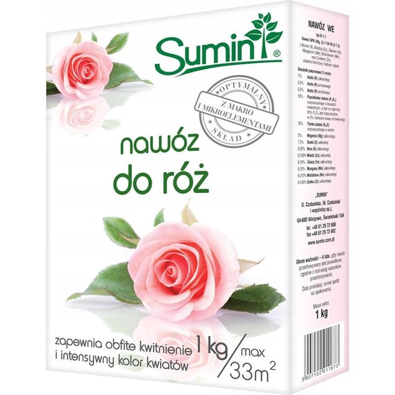Engrais pour rosiers en granulés 1 kg - Sumin