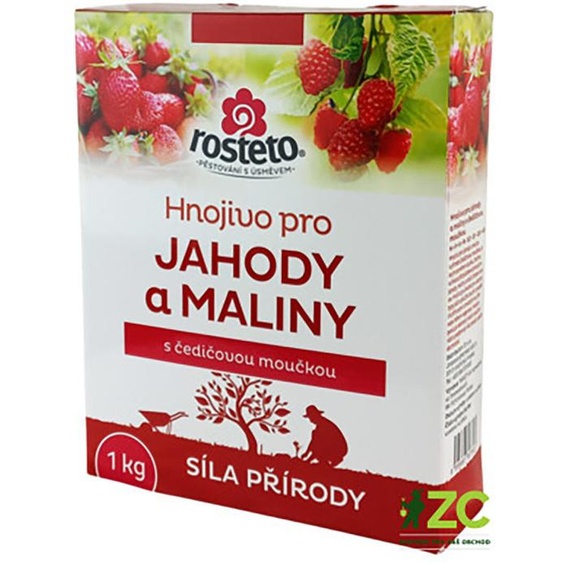 Engrais ROSTETO avec farine de basalte pour fraises et framboises 1kg