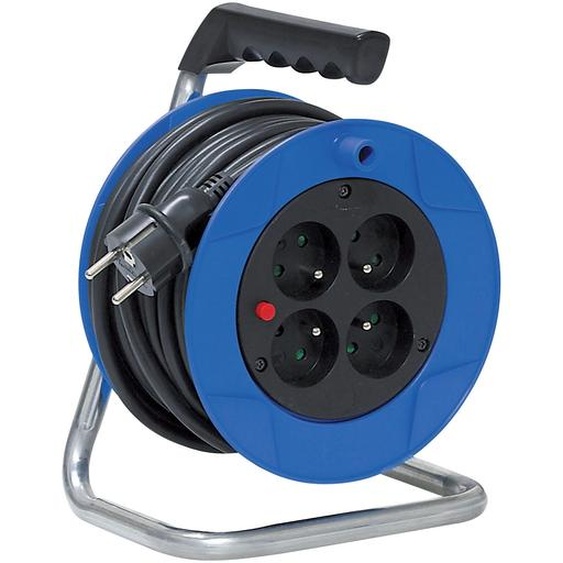 Enrouleur Baby 15m 4 prises H05VV-F 3G 1,5 mm²  Brennenstuhl