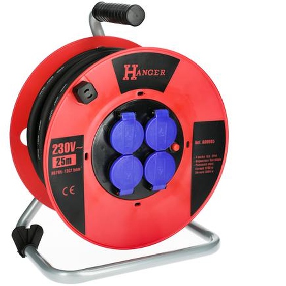 Enrouleur électrique 40 m H07RN-F 3G 2,5 mm2 HANGER 600006
