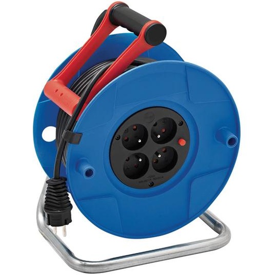 Enrouleur électrique Standard S Brennenstuhl, 4 prises, câble 30m H05VV-F 3G1,5