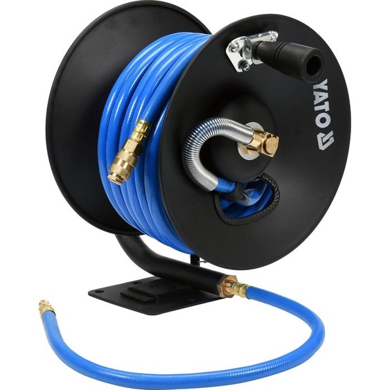 Enrouleur pneumatique avec 15 m de tuyau, 10 mm