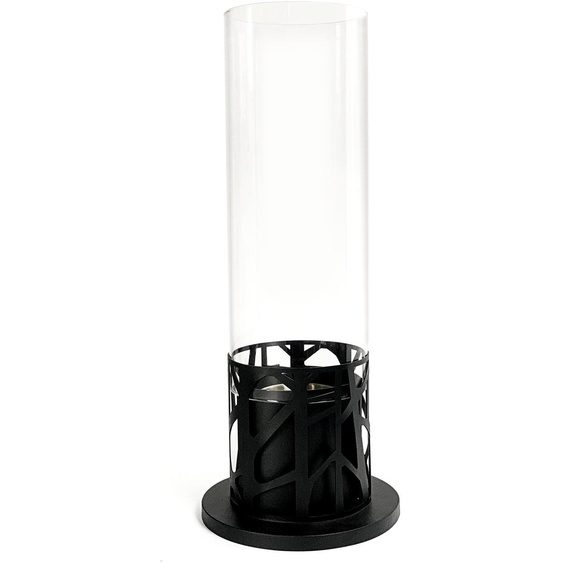 Enseigne lumineuse de table LED Ciak 12 W 3000 K, lampe en métal noir avec 111 lettres et chiffres pour messages personnalisés - Série Ciak