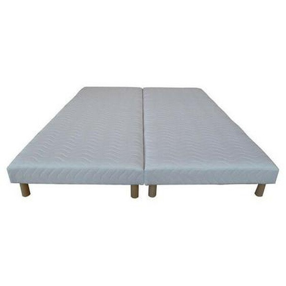 Ensemble 2 Sommiers 90 x 200 cm avec Pieds