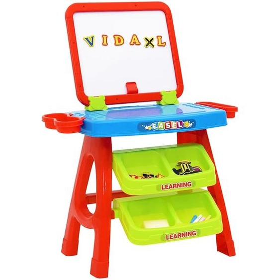 Ensemble 3 en 1 de chevalet et bureau dapprentissage enfant