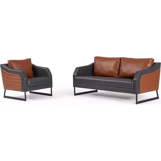 Ensemble Canapé Deux Places Fauteuil Luxe Designer