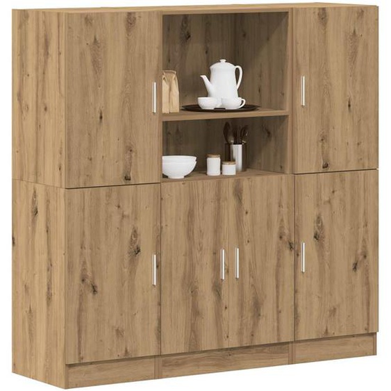 Ensemble darmoires de cuisine 3 pcs chêne artisanal