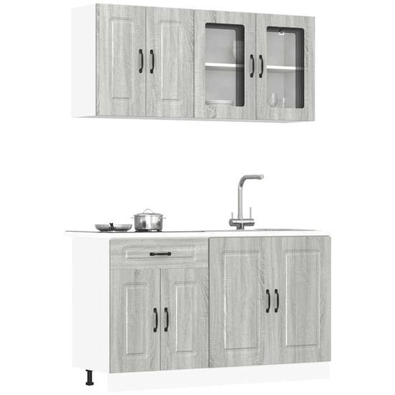 Ensemble darmoires de cuisine 4 pcs Kalmar bois dingénierie