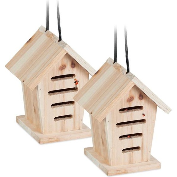 Ensemble de 2 maisons de coccinelles
