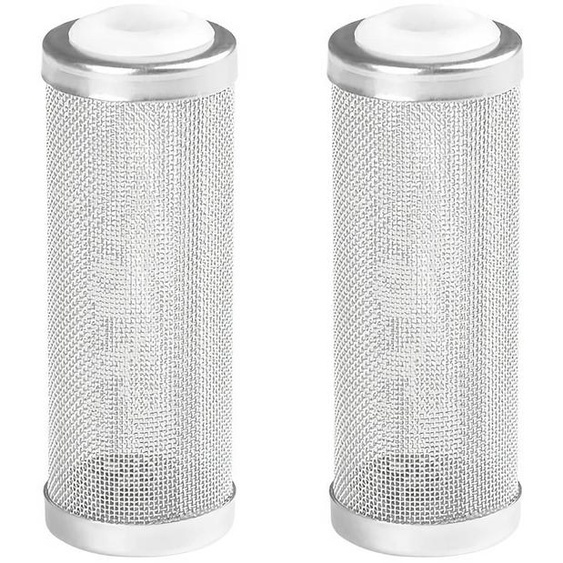 Ensemble de 2 protecteurs en acier inoxydable pour filtre daquarium