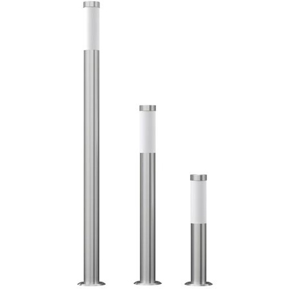 Ensemble de 3 lampes de jardin étanches Acier inoxydable