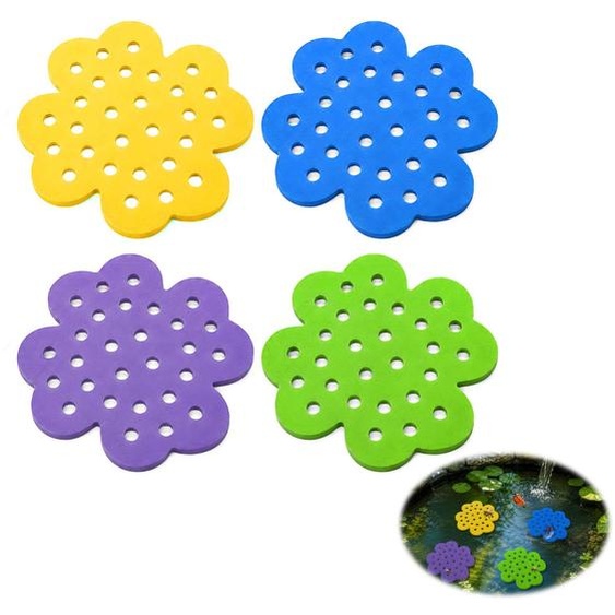 Ensemble de 4 abreuvoirs pour insectes, flottants, idéal pour les abeilles, les papillons, et comme décoration de jardin