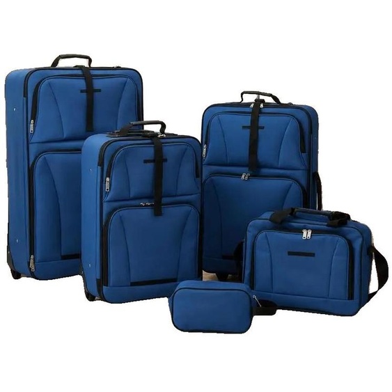 Ensemble de bagages de voyage, matériau résistant, mobilité facile, couleur bleue