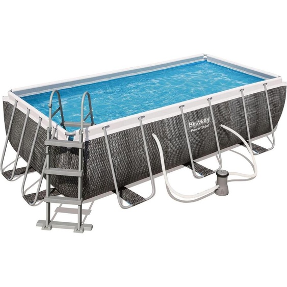 Ensemble de cadres de piscine 404 x 201 x 100 cm