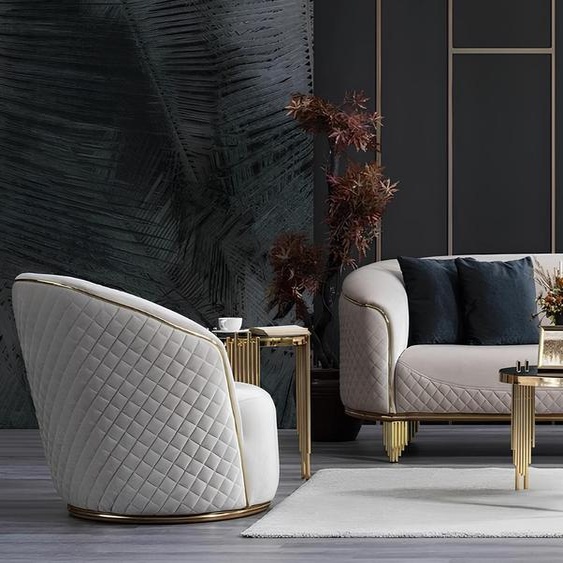 Ensemble de canapés 2 pièces Salon Canapé 3 places Fauteuil design moderne Canapé