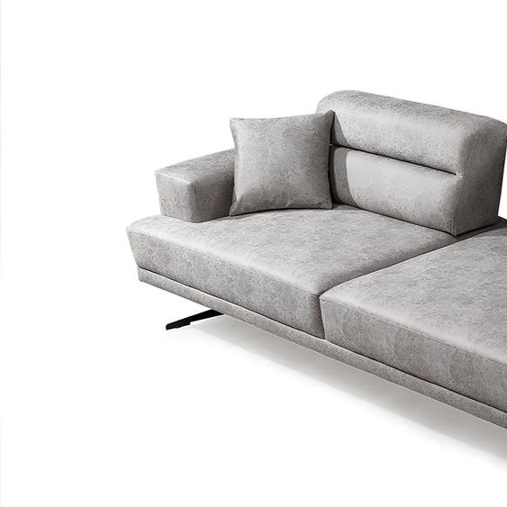 Ensemble De Canapés 3+1+1 Sièges Fauteuils Cuir Rembourrage Design Assise