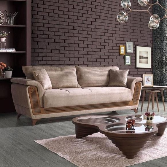 Ensemble De Canapés 3+1 Places Fauteuil Moderne