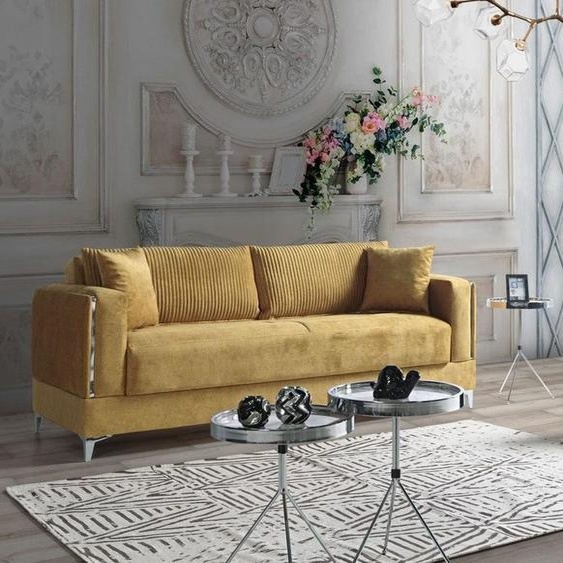 Ensemble De Canapés 3+1 Places Moderne Fauteuil Relax Style Moderne 2pcs