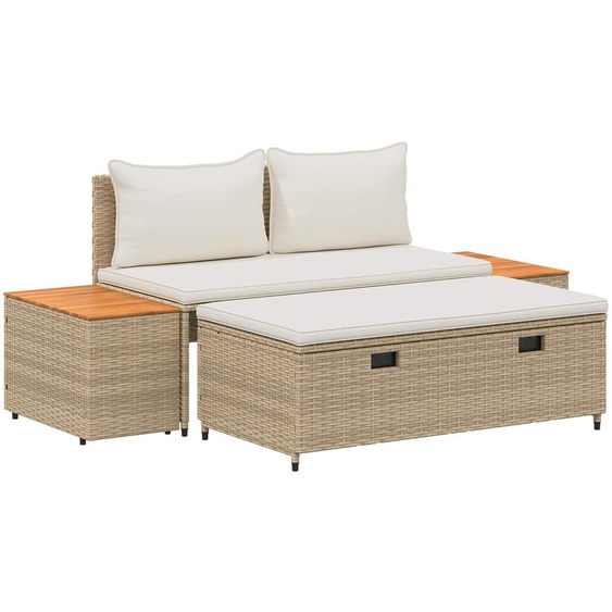 Ensemble de canapés dextérieur vidaXL 4 places, 4 pièces, 55 x 30 x 39 cm